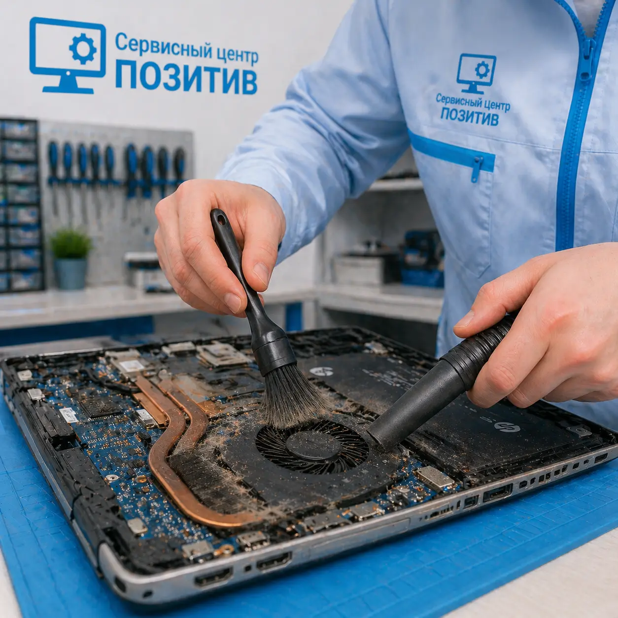чистка ноутбука HP в Тосно