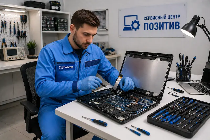 Замена шлейфа матрицы ноутбука в Тосно