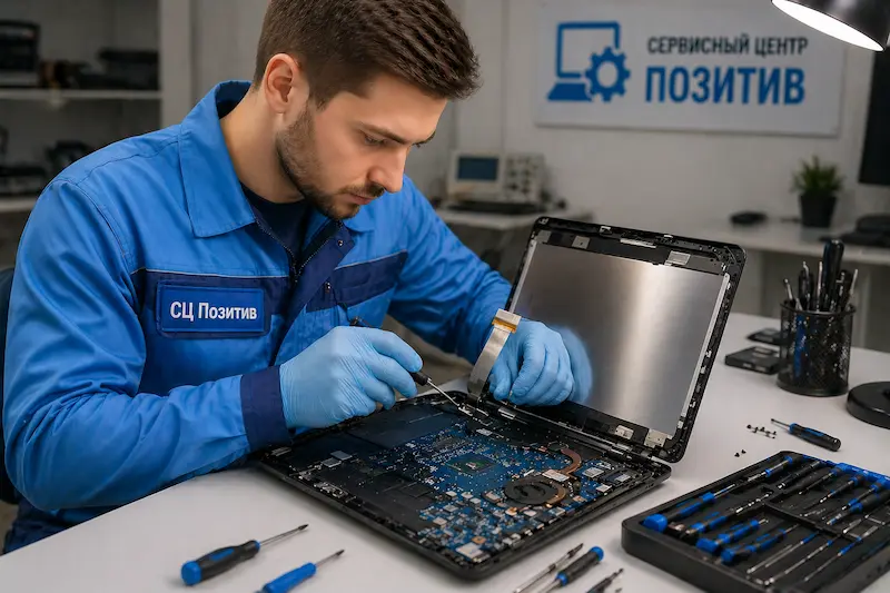 Ремонт шлейфа матрицы ноутбука в Тосно