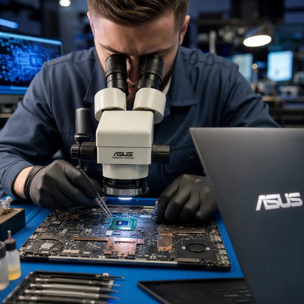Замена видеокарты ноутбука Asus в Тосно