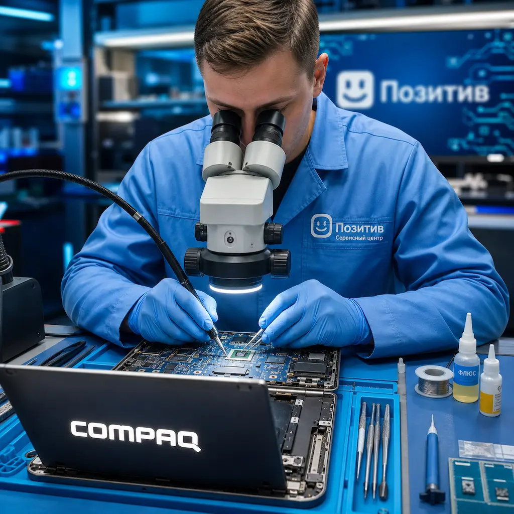 Замена видеокарты ноутбука Compaq в Тосно