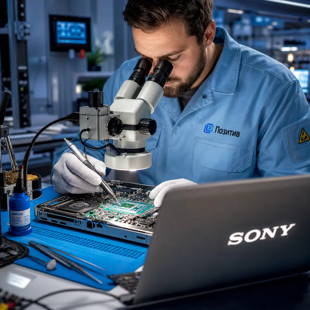Замена видеокарты ноутбука Sony в Тосно