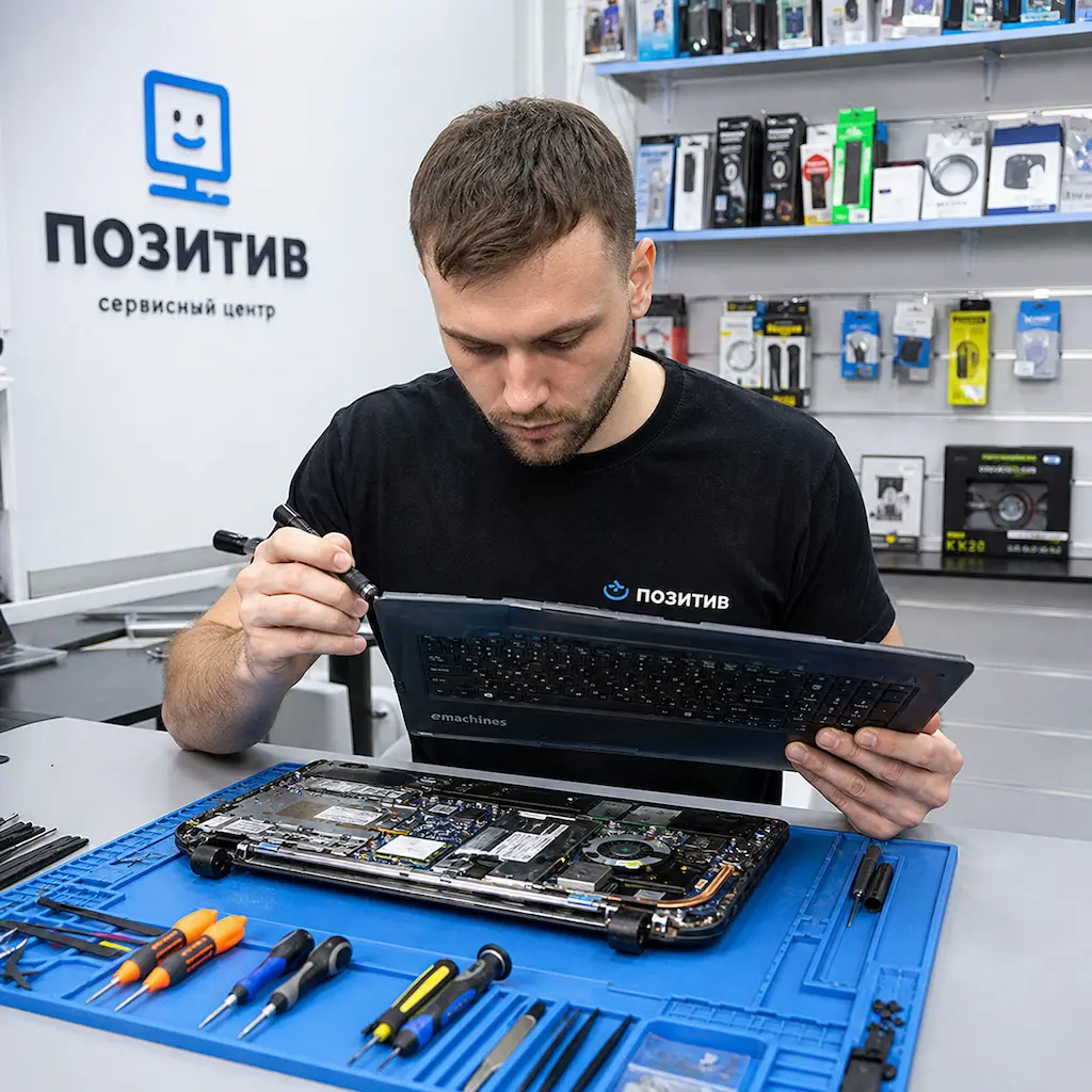 заменить клавиатуру на ноутбуке Emachines в Тосно