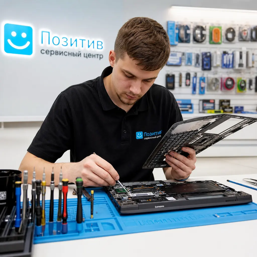 заменить клавиатуру на ноутбуке Lenovo в Тосно