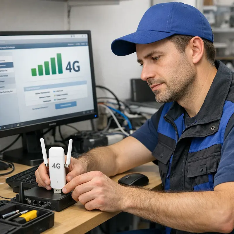 Настройка LTE модема в Тосно