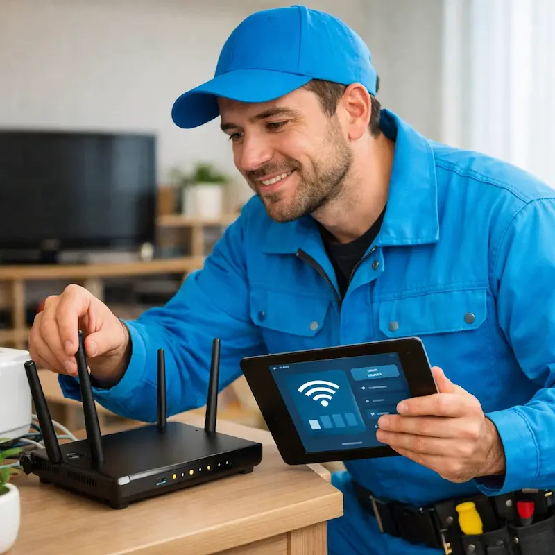 Настройка Wi-Fi для квартиры, дома и офиса в Тосно