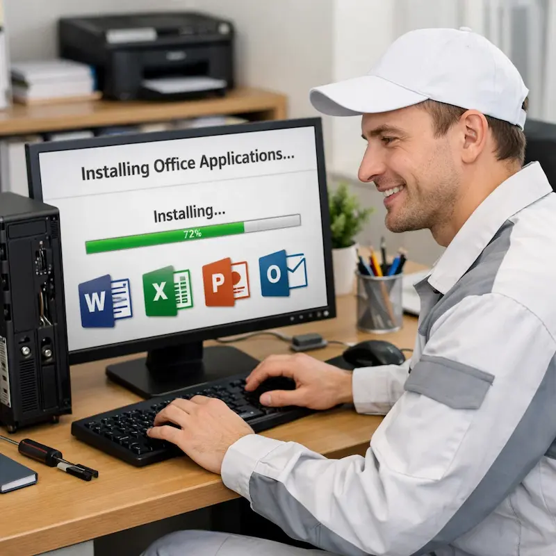 Установка и настройка программ на компьютере в Тосно