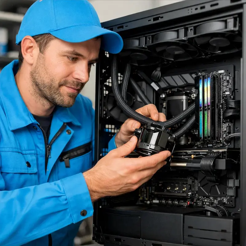 Установка СЖО на ПК в Тосно