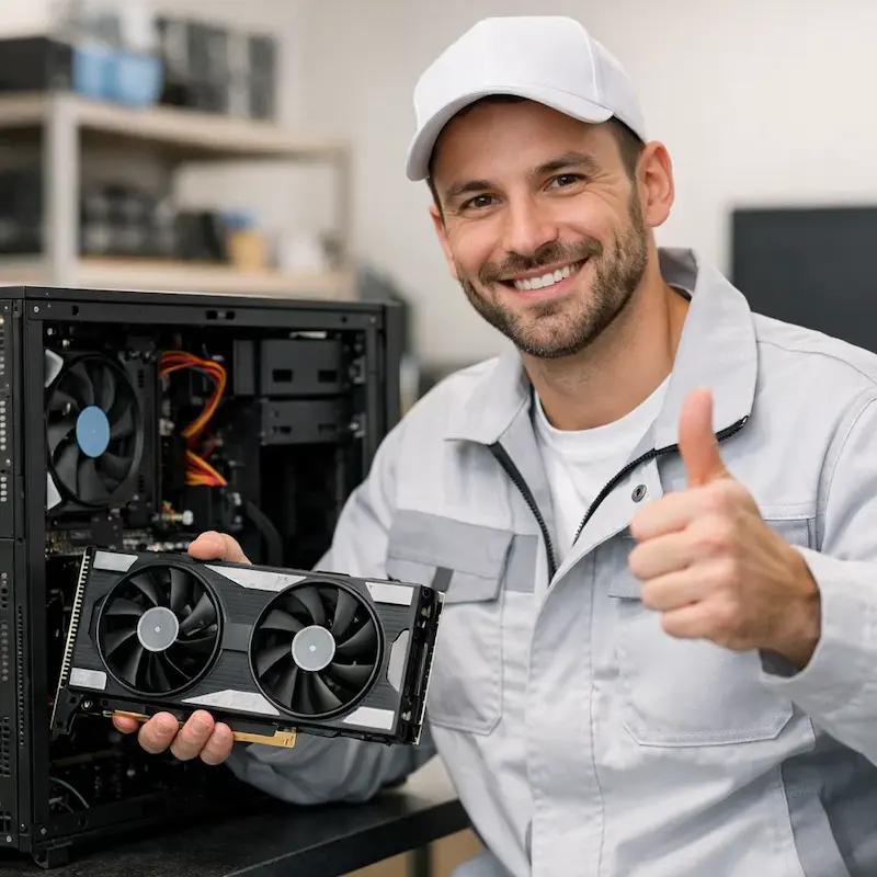 установка видеокарты на ПК в Тосно