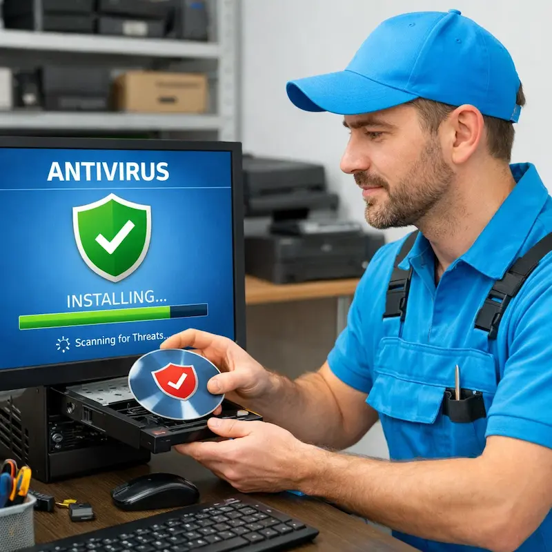 Установка антивируса в Тосно на дому